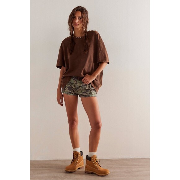 Frontier Embroidered Tee Free People SOLD OUT - Picture 2 of 12